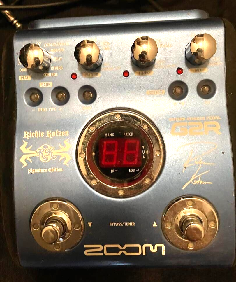 ZOOM G2R Richie Kotzen Guitar Multi Effects Pedal Poison Mr.Big