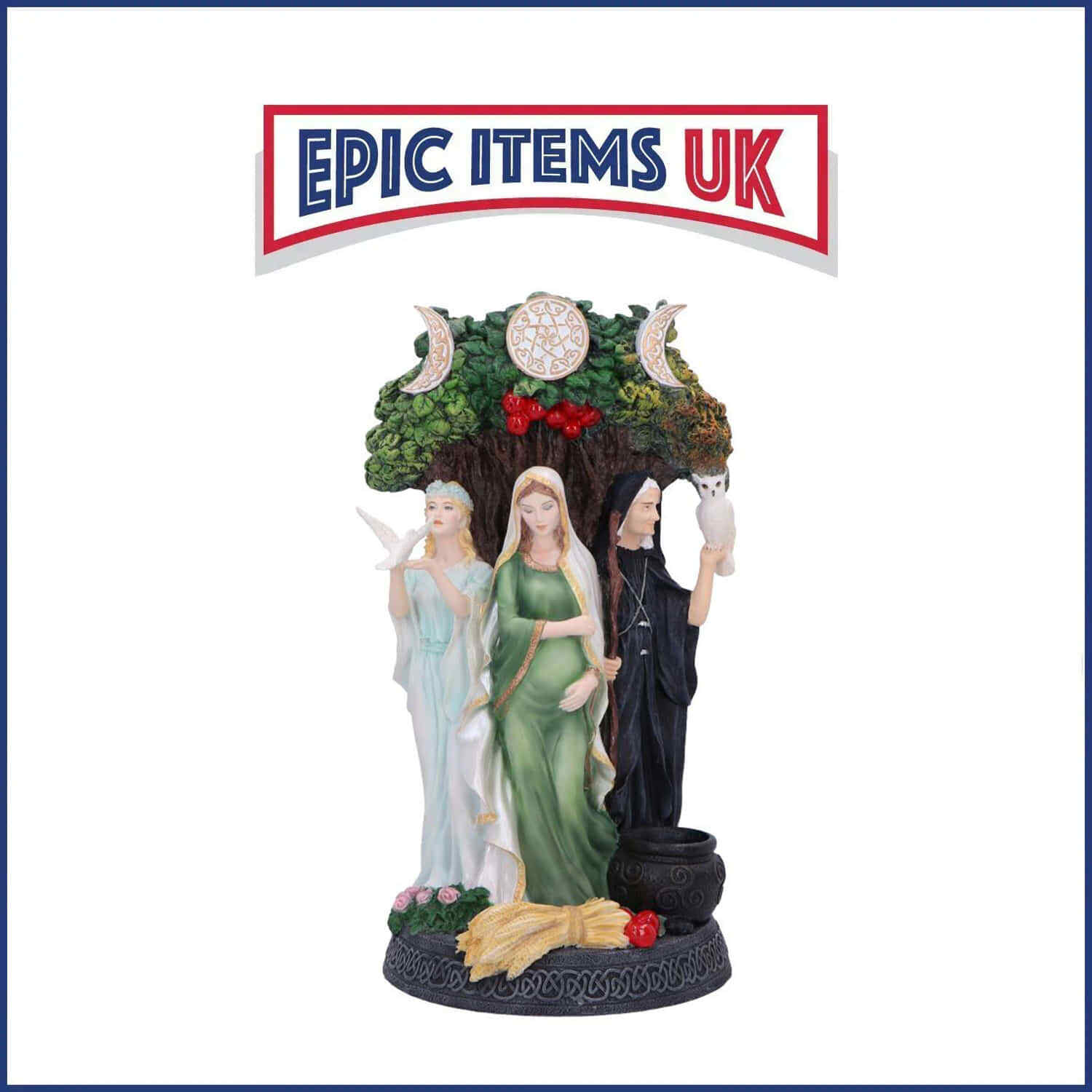 Nemesis Now Maiden, Mother, Crone (Painted) Figurine 26cm - IN STOCK