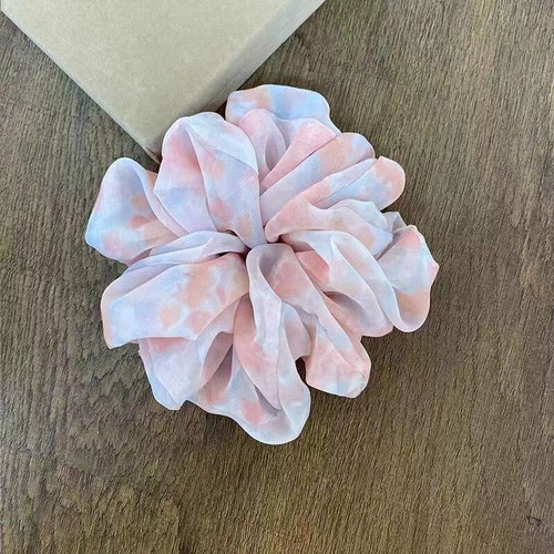 Chiffon-Haargummi économies Mit Blumenmuster Für Damen Pferdeschwanzhalter 〒