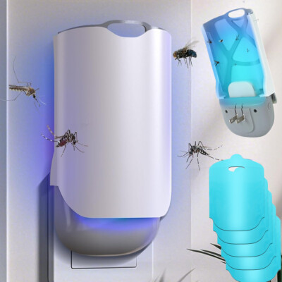 Flying Insect Trap Fruit Fly Traps for Indoors House Bug Zapper Plug Gnats Moths