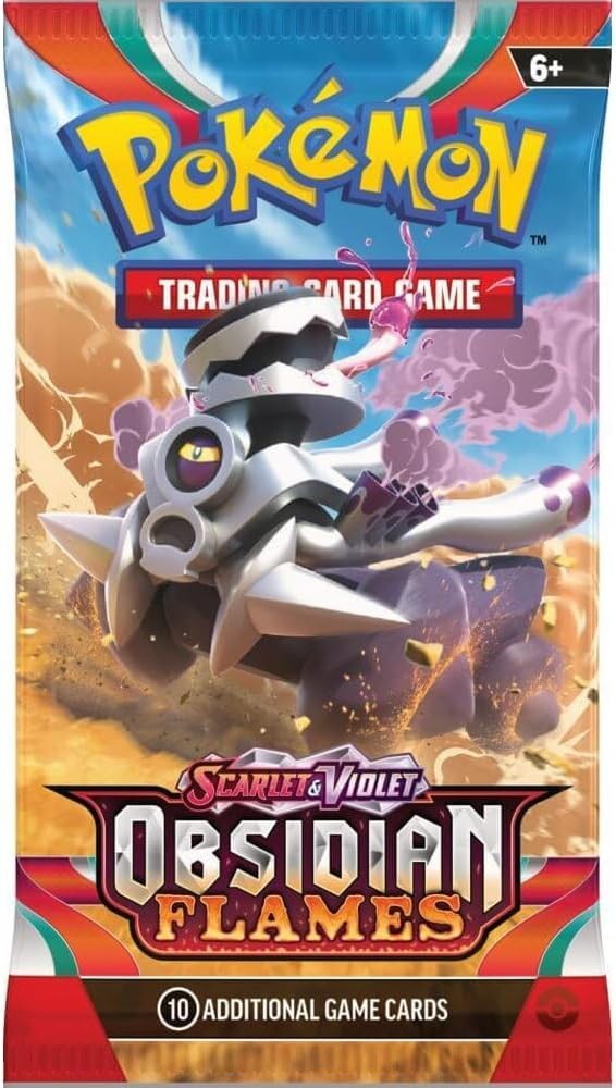 obsidian flames booster box case Pokemon Scarlet & Violet The glittering Terastal phenomenon imbues some Pokémon ex like Tyranitar Booster Box (36 stk.) -