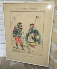 Gravure Originale 19°-Cantinière 1870-71-Draner