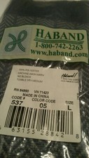 Vintage Haband Polyester Dress Socks Size Large Blue Sealed New