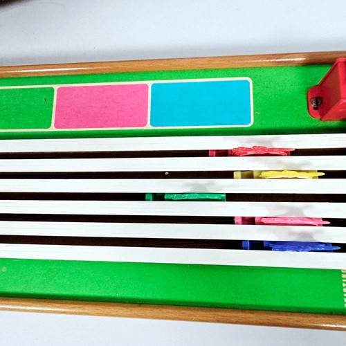 Gioco vintage Merit elettrico derby corse cavalli anni 60 J&L Randall in scatola funzionante - Foto 3 di 24