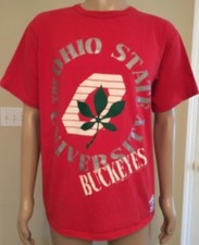Vintage Ohio State Buckeyes Big Logo T Shirt Universal Athletics USA Made XL