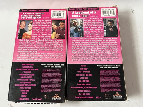 Pink Panther 2 VHS Lot Peter Sellers Revenge Of The Pink Panther Series Classic - Picture 2 of 4
