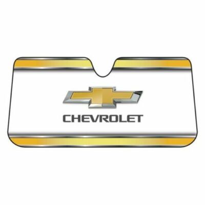Chevy Chevrolet Bowtie Elite Series Car Truck Windshield Folding Front Sun Shade