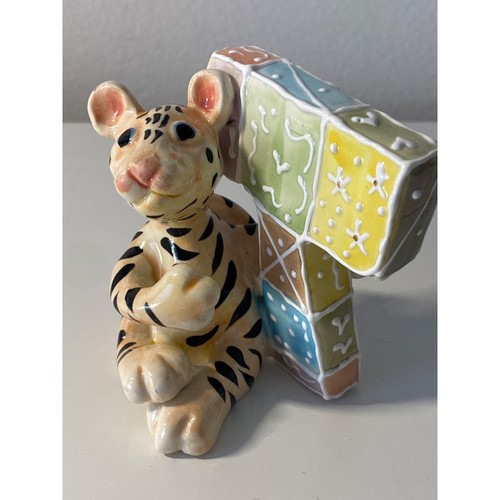 Figura Tigre T Animal Letra Koko Originales Patchwork Personaje Coleccionables - Imagen 4 de 13