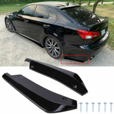 Rear Spats Bumper Splitter Diffuser Canard For Lexus IS F IS200T IS250 IS300 350