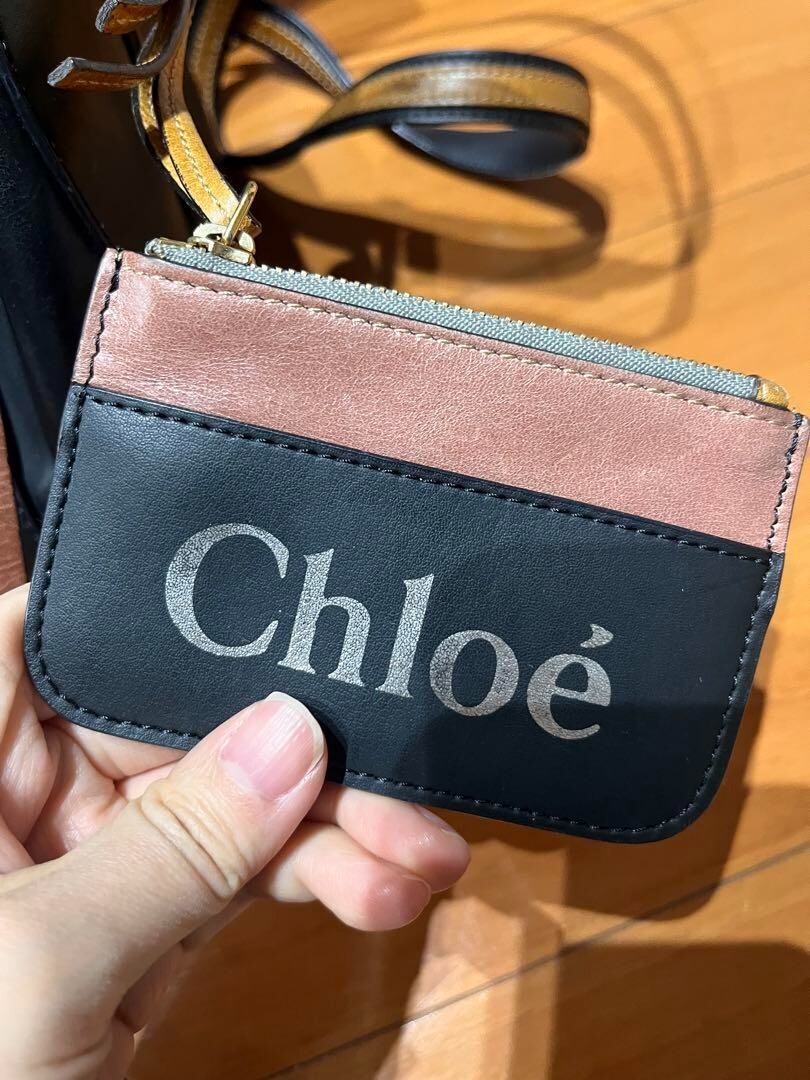Chloe Sam Leather Mini Boston Bag 2way Shoulder Bag Black