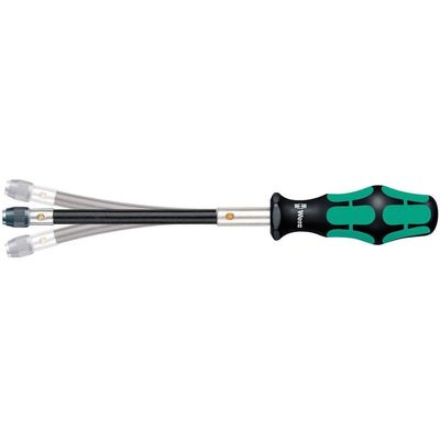 Wera 028160 Kraftform Plus 392 Flexi Bithalter Schraubendreher mit flexiblem Schaft