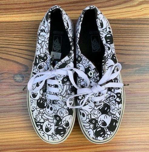 Vans Nintendo Super Mario Bros Game Over Shoes - Kids size 3.5 US | eBay