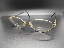 Luxottica LU2215 G676 Gold With Blue Orange Yellow Marble 52-18-135 Frames Only