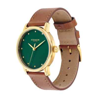 COACH Grand Women's Watch, 36mm 14503583 Green Dial | eBay