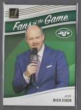 Rich Eisen Fans Of The Game 2023 Donruss Football #FG-RE New York Jets