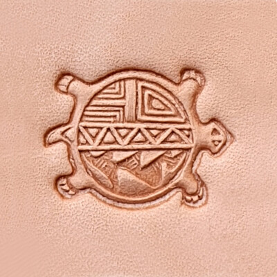 3D Stempel Schildkröte Turtle Leder Tandy Leather 88455-00