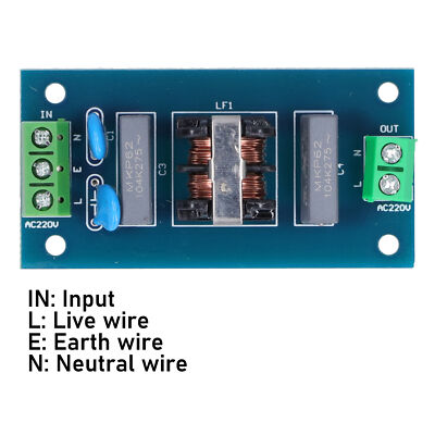 Filtering Board Power Supply LowPass Filter Module EMI Sound Enhancement 220V 2A