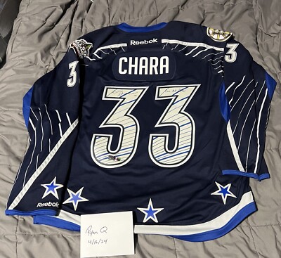 Zdeno Chara Signed Inscribed Boston Bruins 2012 NHL All Star