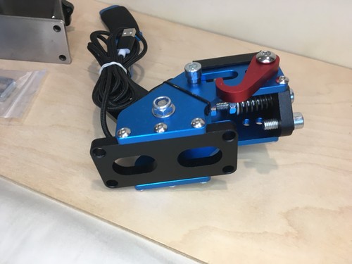**USB Handbrake Simulate Linear Handbrake PC SIM Racing Game G25/27/29 T300 BLUE - Picture 17 of 19