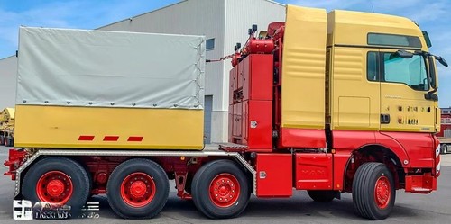 1/87 LKW Für Herpa MAN TGX Euro6 Schwerlast Ballastpritsche Schwerlastturm 1 set - Bild 3 von 3