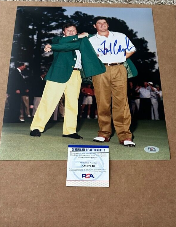 Fred Couples Autographed Signed 1992 MASTERS 11X14 PHOTO PSA/DNA COA AUTHENTIC PGA 