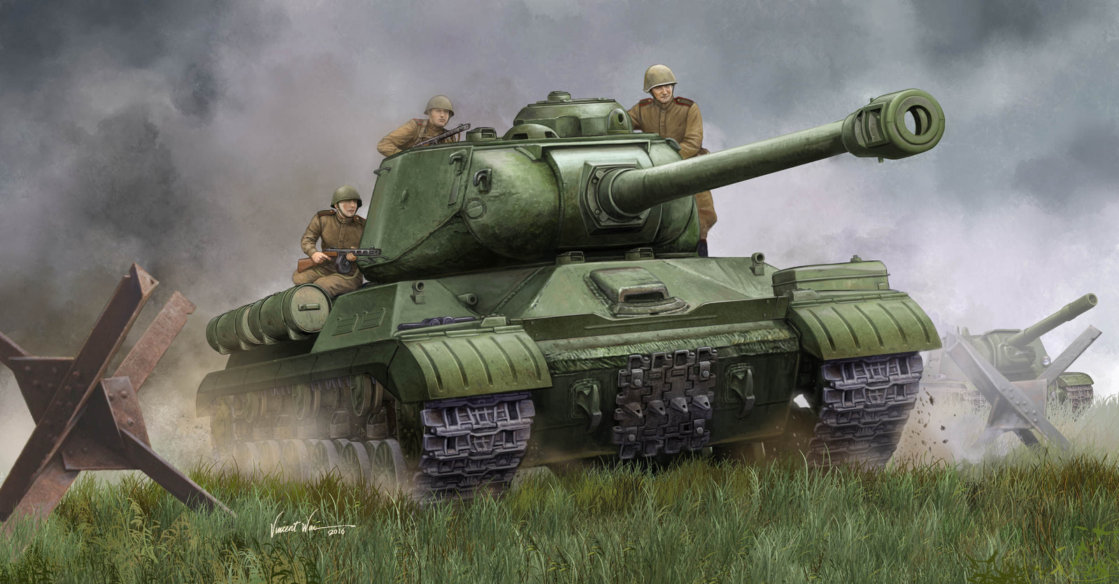 Trumpeter 05590 - 1:35 Soviet JS-2M Heavy Tank-Late - New