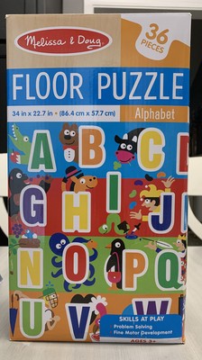melissa and doug alphabet giant floor puzzle