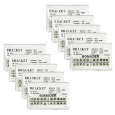 10 Kits: Dental Orthodontic MBT .018 Brackets, Standard, 3 Hooks, CE