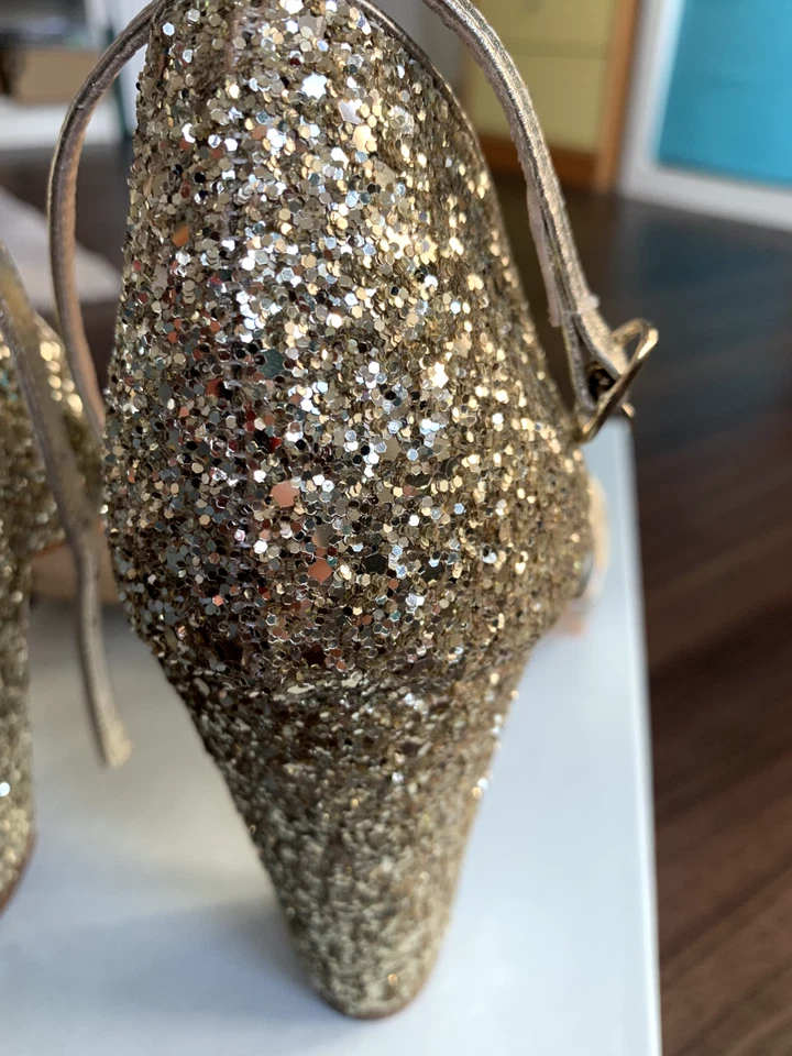 Brautschuhe Candyfloss Gold von Rachel Simpson EU 41 UK 7,5 US 9,5 28 cm - Bild 4 von 4