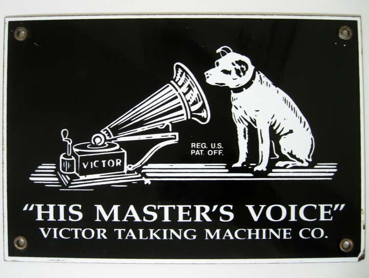 HIS MASTER'S VOICE - Victor Talking Machine Co Company - Heavy