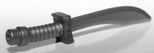 Lego Flat Silver Minifig Weapon Sword Saber Dao Curved Blade
