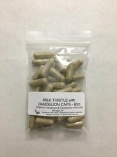 Milk Thistle with Dandelion Leaf 900 mg Vegan Capsules   60 Count