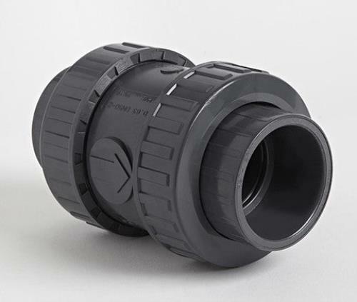 PVC DOUBLE UNION PLAIN AIR RELEASE VALVE - EPDM - Picture 1 of 1