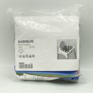 New Ikea High Chair Barnslig Padded Insert Striped 23x8" Eva Lundgreen