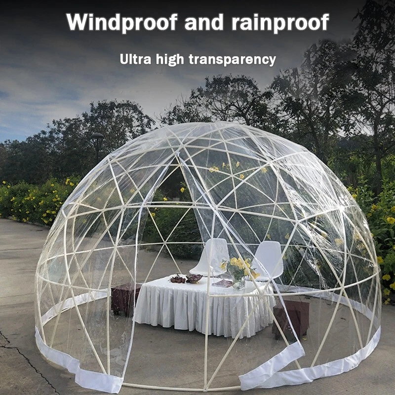3.6M TPU Transparent Bubble Dome Tent Outdoor Event Party Camping PVC Igloo Tent - Image 3 of 4