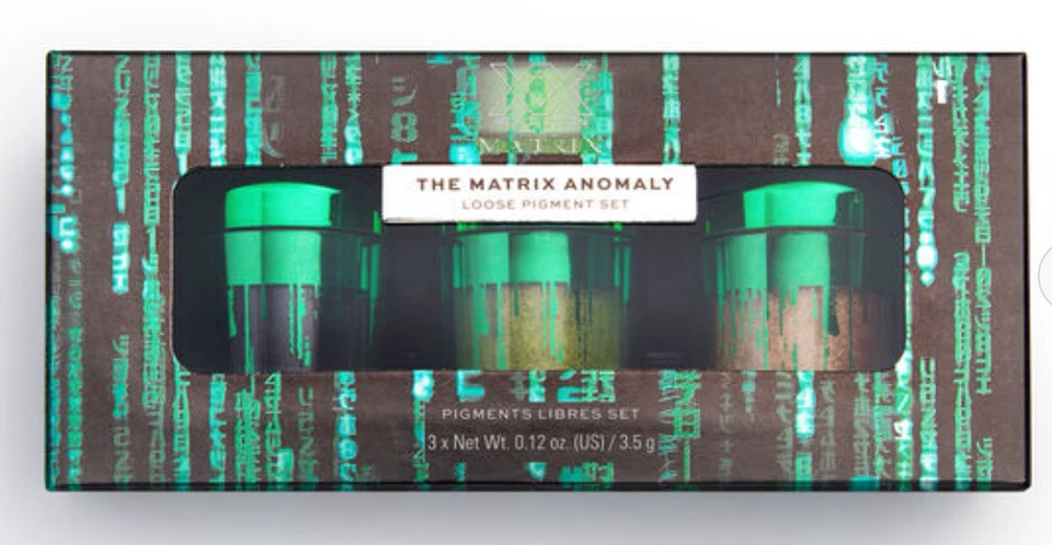 Revolution Makeup Eye Shadow Shimmer Glitter Loose Pigment Set XX Matrix Anomaly - Image 2 of 4