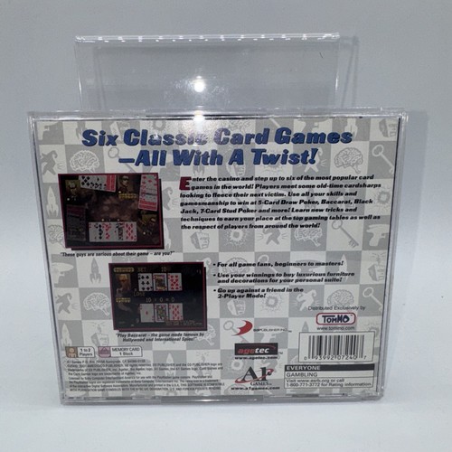 Card Games (Sony PlayStation 1, 2001) PS1 CIB Complete w Manual - Picture 2 of 6
