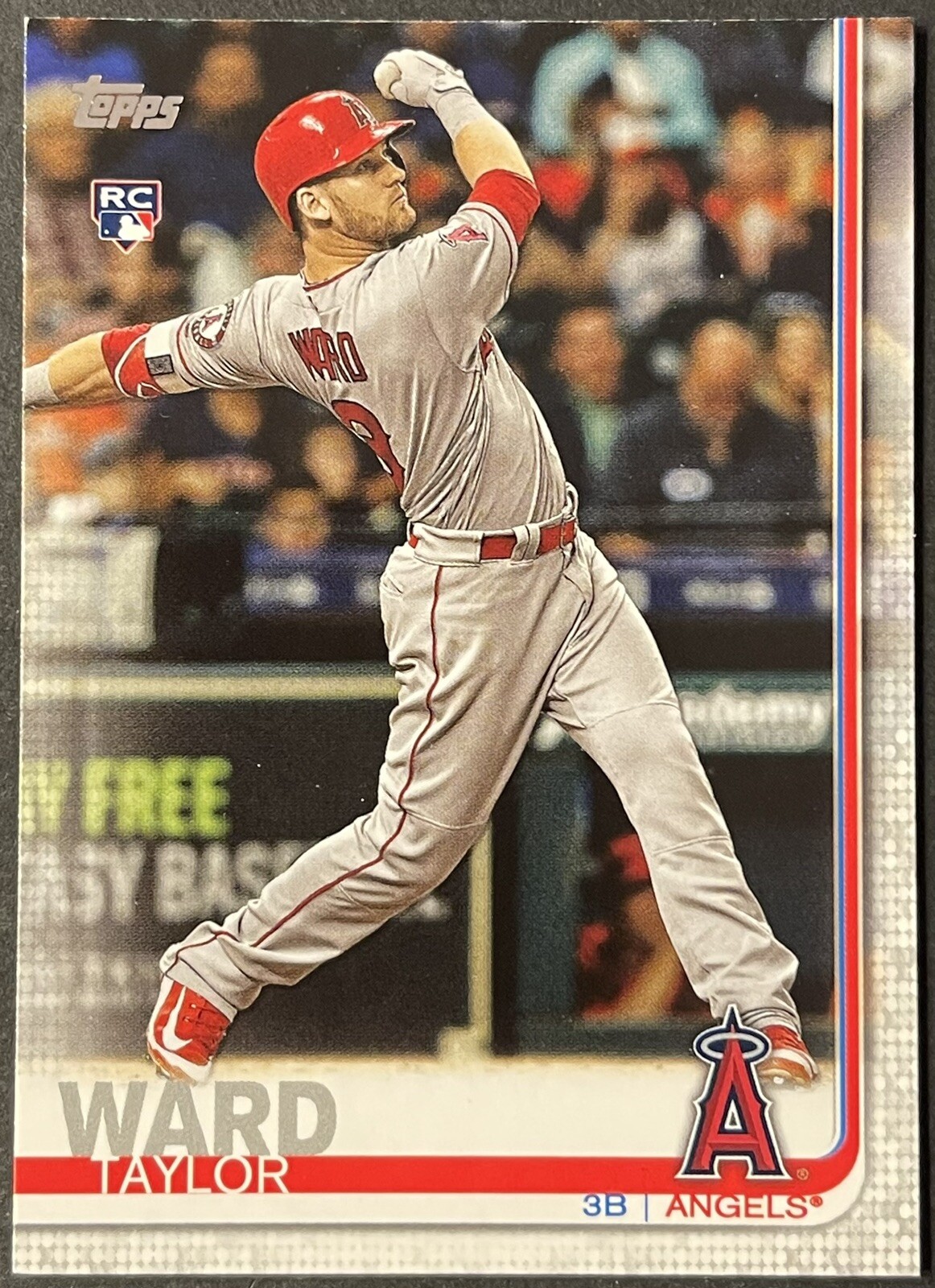 2019 Topps #588 Taylor Ward RC Los Angeles Angels
