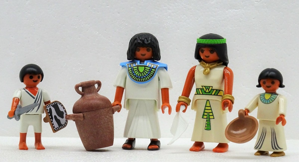 Egyptians Family Father Mother Children Playmobil 7386 Original
