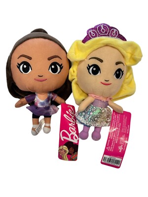 Two BARBIE Chibi Plush Toy Factory NEW NWT