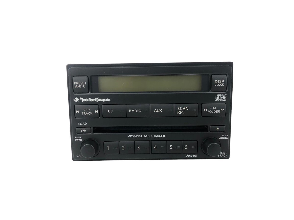ｃｄ6 NISSAN Xterra Frontier Rockford Fosgate Radio 6 Disc Changer