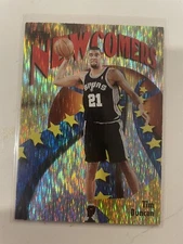 TIM DUNCAN ~ 1998-99 Topps “Newcomers” #SB26  San Antonio Spurs HOFer 2nd Year