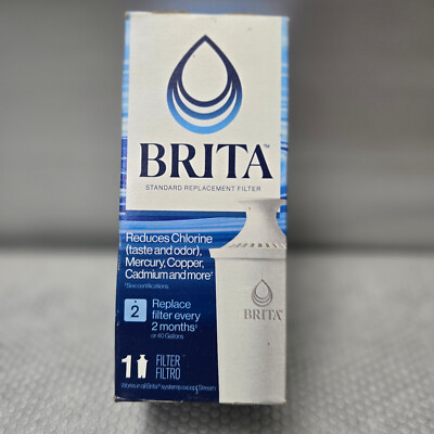 Brita ~ Standard Water Purification Pitcher Filter Replacement ~ White