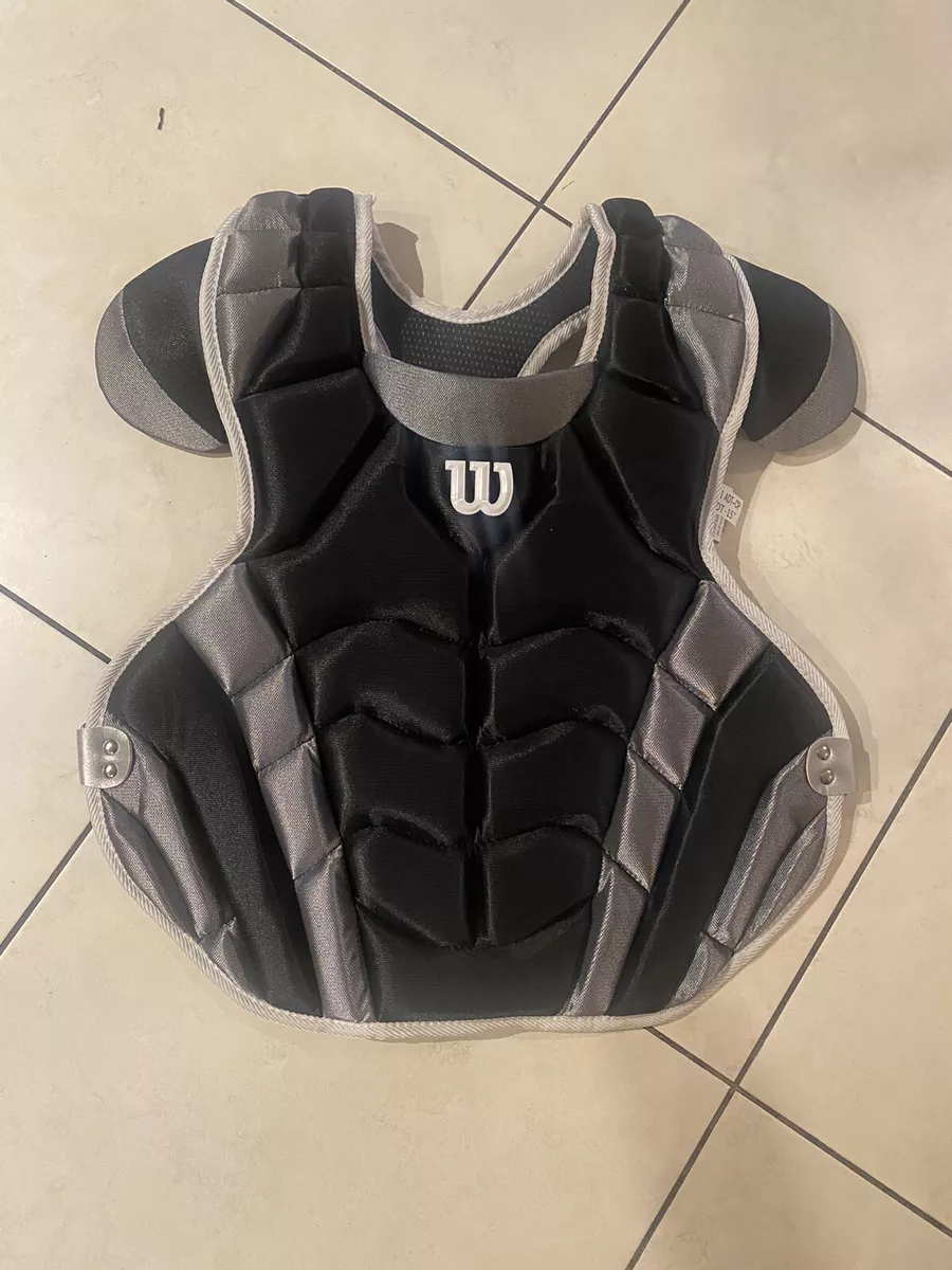 wilson catchers Gear chest protector Black Adult Softball New
