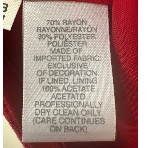 SUSAN BRISTOL VTG Red Vest Women's Size 14 Embroidered Button Front Lined - Picture 6 of 8
