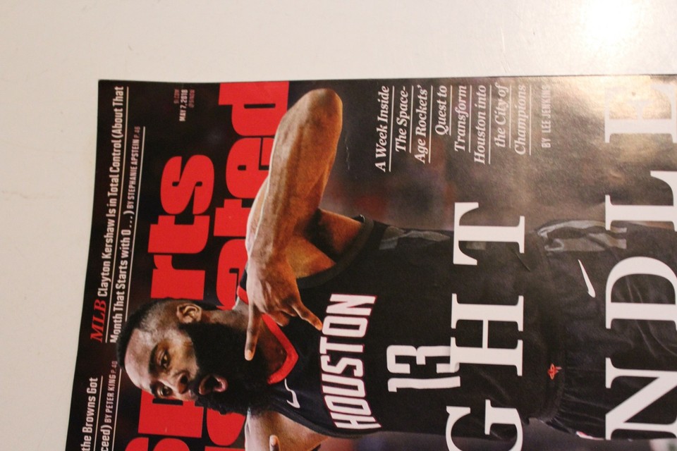 SPORTS ILLUSTRATED MAY 7, 2018 "LET'S LIGHT THIS CANDLE HOUSTON JAMES