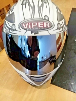 Viper RS-44 Skull Motorcycle Helmet