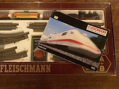 Fleischmann HOゲージ スターターセット6397 FLEISCHMANN 6397 STARTER SET A+B STEAM LOCOMOTIVE HO Gauge