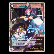 WIXOSS (WXDi-P061) DJ LOVIT - Tarjeta Promocional Tercer Verso Lámina ~ ENVÍO RÁPIDO ~