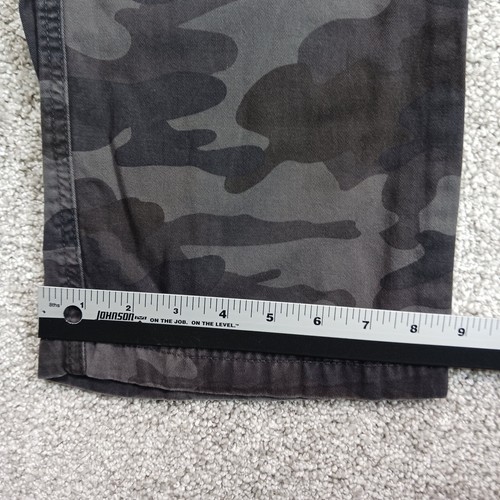 Est 1989 Place Pants Boys 16 Husky Gray Camo Straight Cargo Pockets Camouflage - Picture 10 of 14